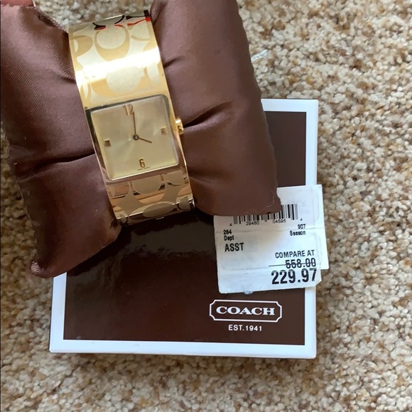 Coach Gold Bracelet Watch - Picture 8 of 8